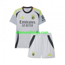 Camisola Benfica Criança Equipamento Terceiro 2024-2025 Manga Curta